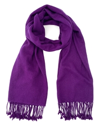 Pure Pashmina Shawl Royal Purple 3Ply