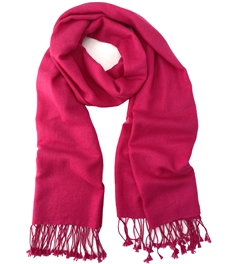 Pure Pashmina Wrap Hot Pink 2Ply